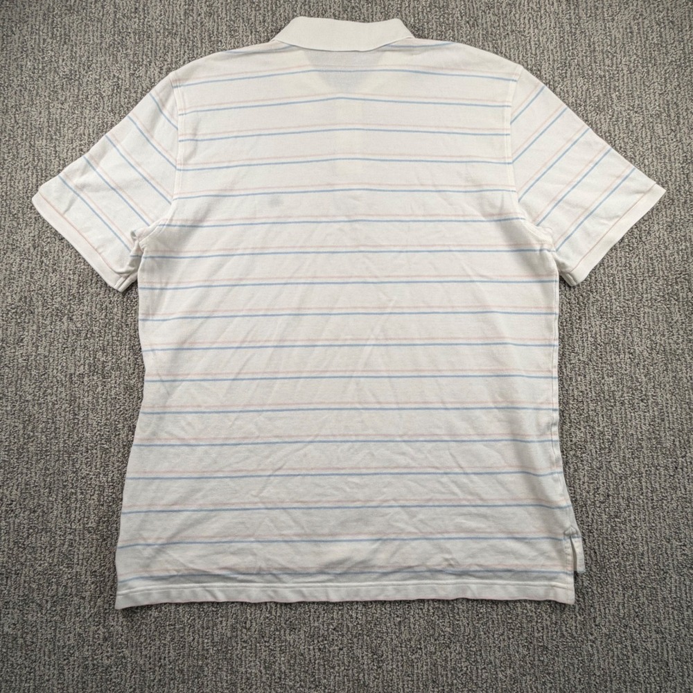 Lot of 2 Brooks Brothers Polo Shirt Mens XL Yellow White Cotton Original Fit - Picture 12 of 14